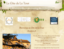 Tablet Screenshot of le-gite-de-la-tour.com